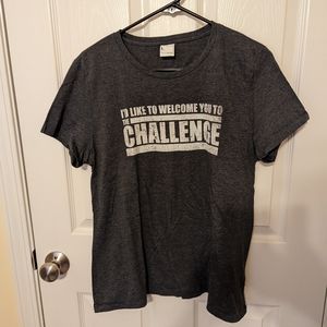 Gray The Challenge T-shirt